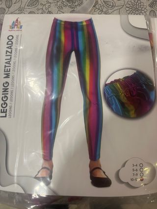 Legging metalizado nuevos. Talla 10-12 y 5-6 .