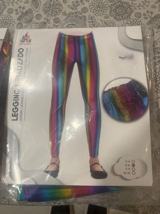 Legging metalizado nuevos. Talla 10-12 y 5-6 .