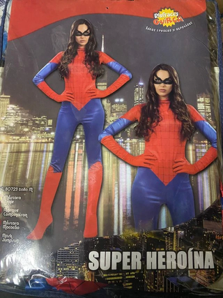 Disfraz Carnaval Spiderwoman mujer M Guirca