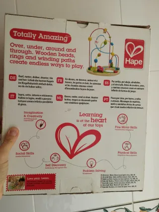 Juego laberinto madera Hape