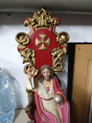 Sagrado Corazón de Jesús Entronizado - Olot - 1935