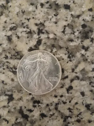 Onza plata dolar Walking liberty 1994