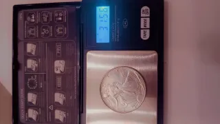 Onza plata dolar Walking liberty 1994