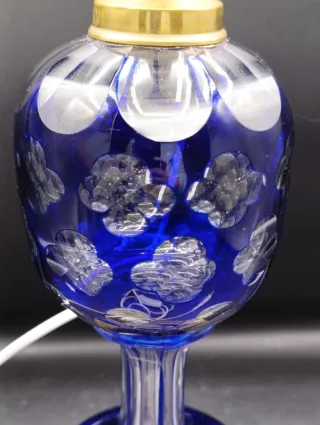 Lámpara de mesa cristal Bohemia