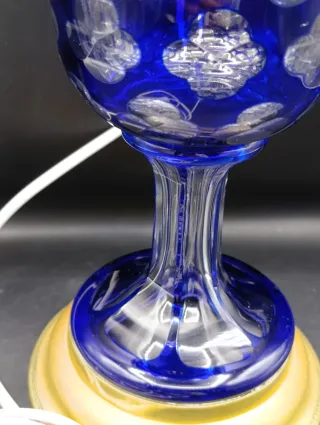 Lámpara de mesa cristal Bohemia