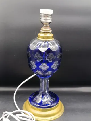 Lámpara de mesa cristal Bohemia