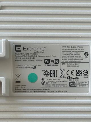 Punto de acceso Extreme Networks