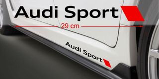 2 Pegatinas Audi Sport