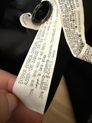 Chaquetón marinero lana Zara