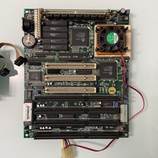 Placa base Trangg Bow TB-486-OB ordenador antiguo