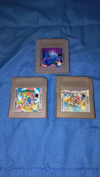 Lotto di 3 cartucce nintendo game boy ita tetris