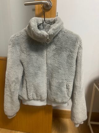 Cazadora pelito T.S gris