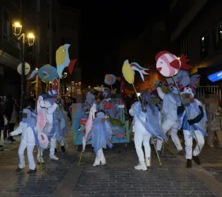 Disfraz fondo del mar para 13 personas