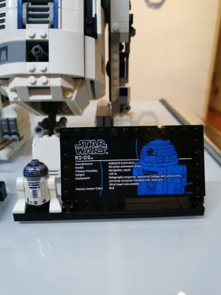 LEGO R2D2 + Faro con luz+Regalo