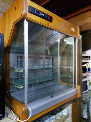 Expositor frigorífico industrial acero inoxidable