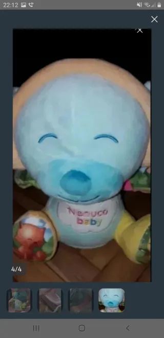 Muñeco Nenuco con cuna Nenuco