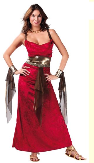 Disfraz Carnaval Mujer Mesalina Griega Talla Única