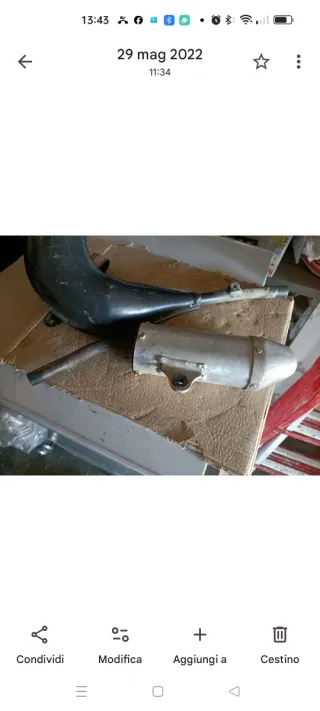 Scarico Honda cr 85cc