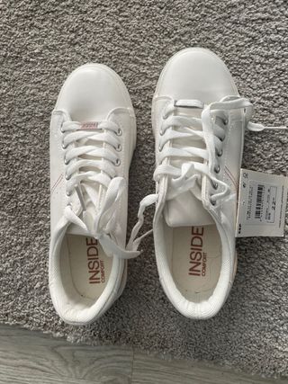 Deportivas Inside Blancas Talla 36 Nuevas