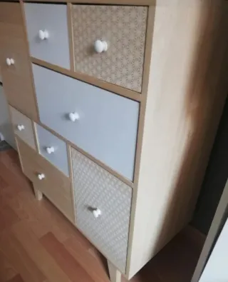 Cajonera de Maisons du Monde con ocho cajones