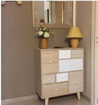 Cajonera de Maisons du Monde con ocho cajones