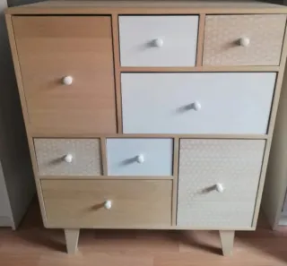 Cajonera de Maisons du Monde con ocho cajones