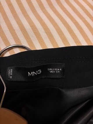 Mango vestido manga larga talla S