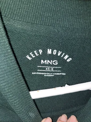 Sudadera corta de niña