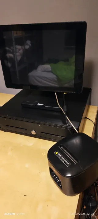 Caja registradora con impresora