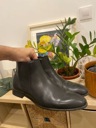 Botas Zara Hombre Talla 41 Negras