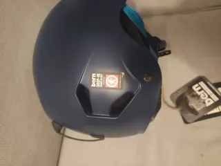 Casco Bern Watts L Navy / correas azul claro NUEVO