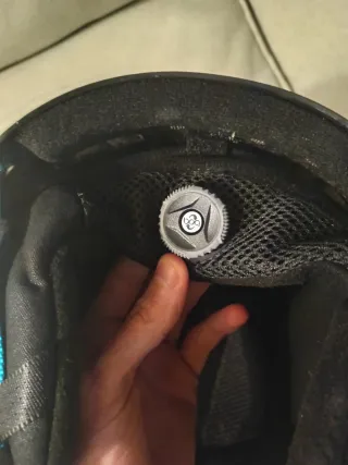 Casco Bern Watts L Navy / correas azul claro NUEVO