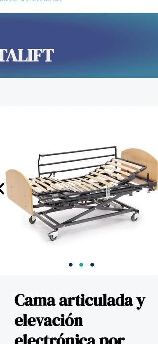 Cama articulada completa de hospital - Nueva, 90cm
