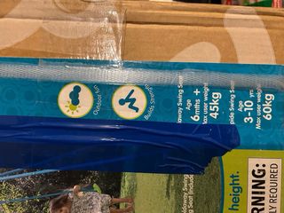 Columpio infantil para patio o jardín