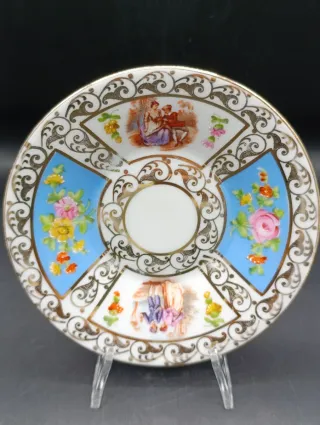 Taza y platillo porcelana colección