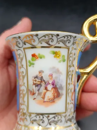 Taza y platillo porcelana colección
