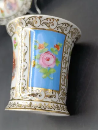 Taza y platillo porcelana colección