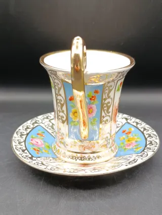 Taza y platillo porcelana colección