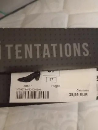 Zapatos de tacón negros 37