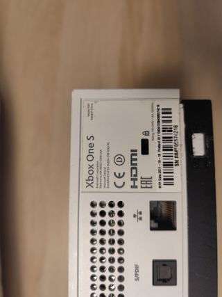 Xbox One S Blanca 1 TB(Para piezas)