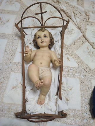Niño Jesús antiguo 52 cm
