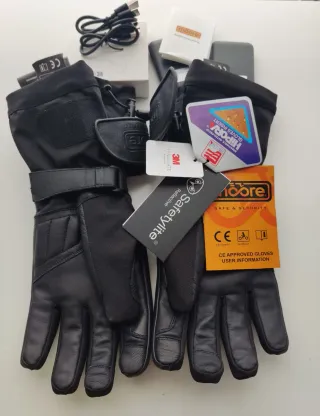 Guantes calefactables Moore siku. talla S