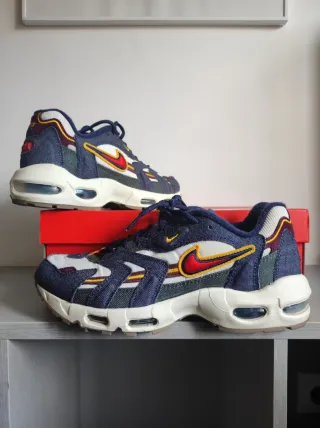 Air Max 96 II QS Blackened Blue/Gym Red