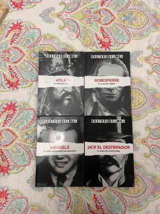 Lote 4 libros “Rostros del Mal”