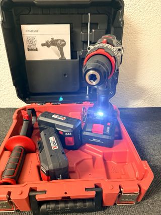 Taladro percutor 3 baterías