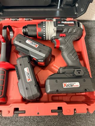 Taladro percutor 3 baterías