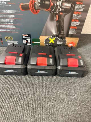 Taladro percutor 3 baterías