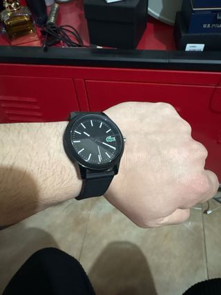 Reloj Lacoste deportivo color negro