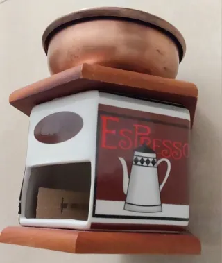 Molinillo de café antiguo decorativo