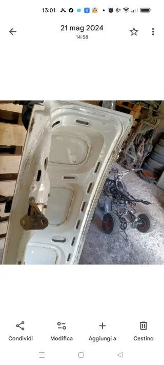 Cofano posteriore Ford Escort xr3 cabrio mk4